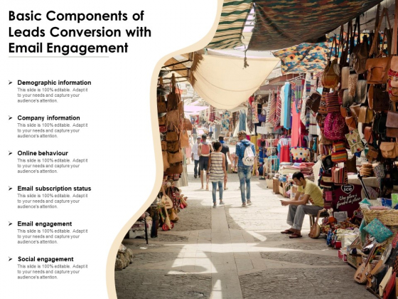 Basic Components Of Leads Conversion With Email Engagement Ppt PowerPoint Presentation Icon Outline PDF Basic Components Of Leads Conversion With Email Engagement Ppt PowerPoint Presentation Icon Outline PDF