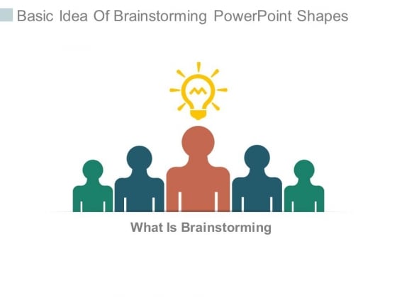 Basic Idea Of Brainstorming Powerpoint Shapes Basic Idea Of Brainstorming Powerpoint Shapes