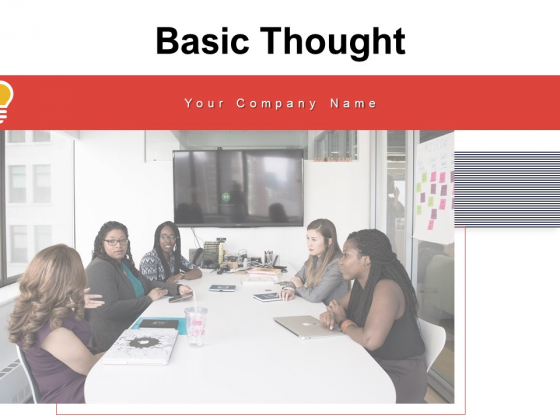 Basic Thought Strategies Circle Ppt PowerPoint Presentation Complete Deck