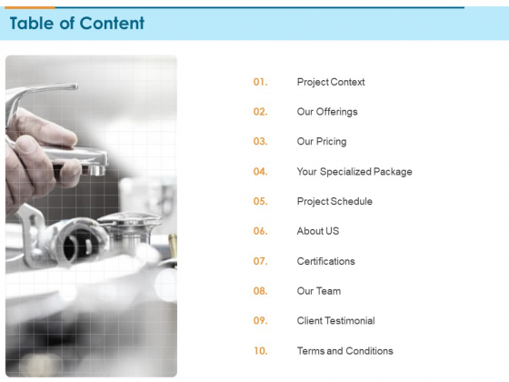 Bathroom Fixture Table Of Content Ppt PowerPoint Presentation Outline Rules PDF Bathroom Fixture Table Of Content Ppt PowerPoint Presentation Outline Rules PDF