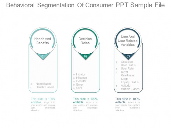 Behavioral Segmentation Of Consumer Ppt Sample File