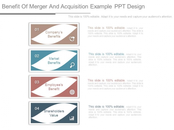 Benefit Of Merger And Acquisition Example Ppt Design