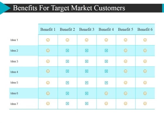 Benefits For Target Market Customers Ppt Powerpoint Presentation Example Benefits For Target Market Customers Ppt Powerpoint Presentation Example