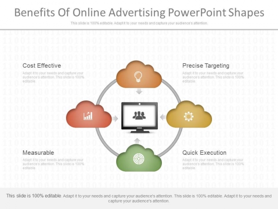 Benefits Of Online Advertising Powerpoint Shapes Benefits Of Online Advertising Powerpoint Shapes
