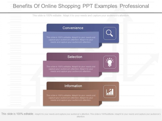 Benefits Of Online Shopping Ppt Examples Professional