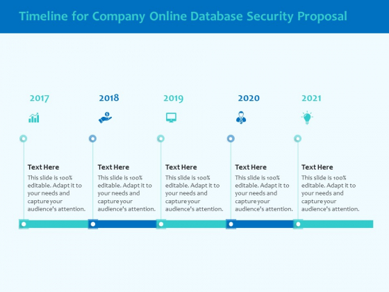 Best Data Security Software Timeline For Company Online Database Security Proposal Graphics PDF Best Data Security Software Timeline For Company Online Database Security Proposal Graphics PDF
