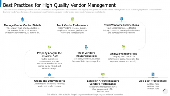 Best Practices For High Quality Vendor Management Clipart PDF Best Practices For High Quality Vendor Management Clipart PDF