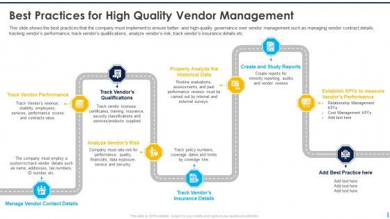 Best Practices For High Quality Vendor Management Ppt Gallery Icons PDF Best Practices For High Quality Vendor Management Ppt Gallery Icons PDF