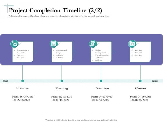 Bidding Cost Comparison Project Completion Timeline Initiation Ppt Slides Images PDF