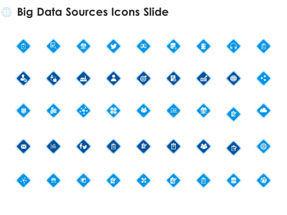 Big Data Sources Icons Slide Ppt PowerPoint Presentation Ideas Skills