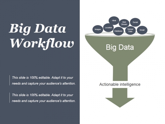 Big Data Workflow Automation Funnel Ppt PowerPoint Presentation Icon