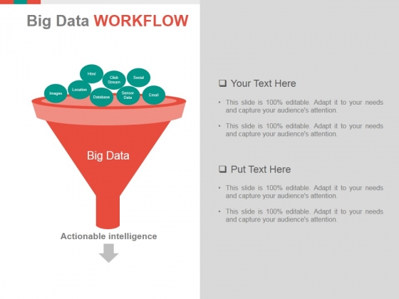 Big Data Workflow Ppt PowerPoint Presentation Show