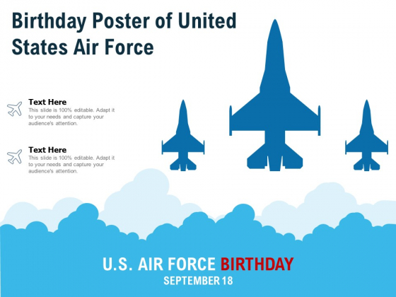Birthday Poster Of United States Air Force Ppt PowerPoint Presentation Gallery Outline PDF