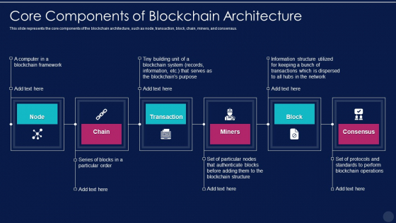Blockchain Technology Framework IT Roadmap Of Blockchain Technology Download PDF