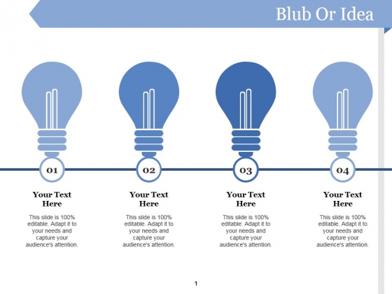 Blub Or Idea Ppt PowerPoint Presentation Ideas Graphic Images