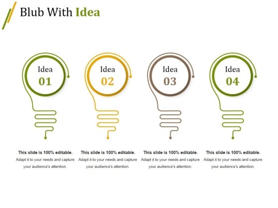 Blub With Idea Ppt PowerPoint Presentation Slides Design Ideas Blub With Idea Ppt PowerPoint Presentation Slides Design Ideas