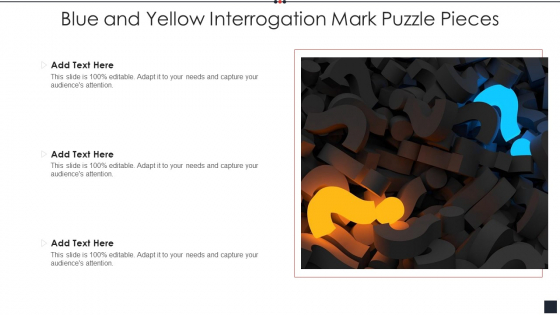 Blue And Yellow Interrogation Mark Puzzle Pieces Brochure PDF Blue And Yellow Interrogation Mark Puzzle Pieces Brochure PDF