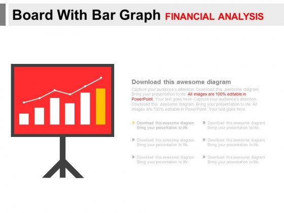 Board With Bar Graph For Financial Analysis Powerpoint Slides Board With Bar Graph For Financial Analysis Powerpoint Slides