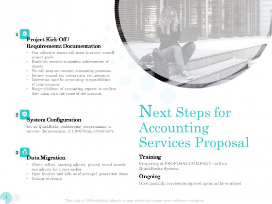 Bookkeeping Next Steps For Accounting Services Proposal Ppt PowerPoint Presentation Pictures Tips PDF Bookkeeping Next Steps For Accounting Services Proposal Ppt PowerPoint Presentation Pictures Tips PDF