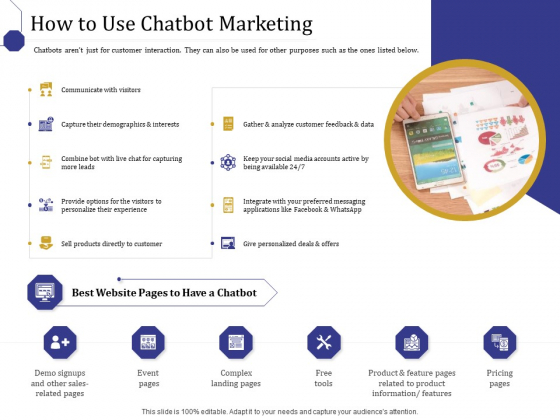 Boost Marketing And Sales Through Live Chat How To Use Chatbot Marketing Ppt Ideas Shapes PDF Boost Marketing And Sales Through Live Chat How To Use Chatbot Marketing Ppt Ideas Shapes PDF