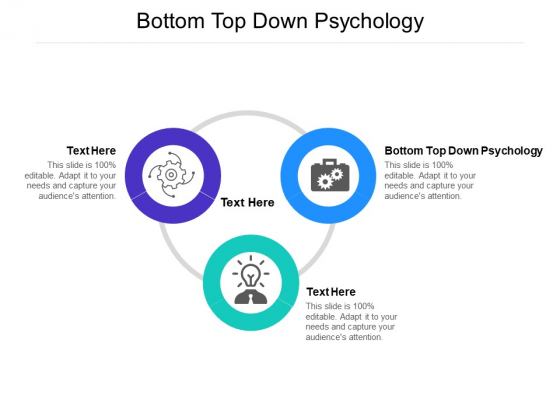 Bottom Top Down Psychology Ppt PowerPoint Presentation Icon Model Cpb Pdf