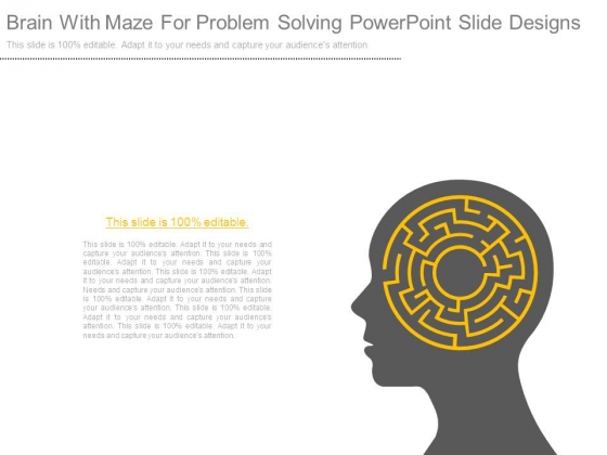 Brain With Maze For Problem Solving Powerpoint Slide Designs Brain With Maze For Problem Solving Powerpoint Slide Designs