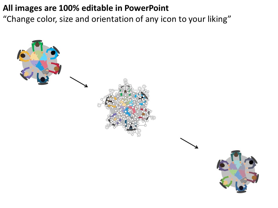 Brainstorming Free PowerPoint Diagram customizable pre designed