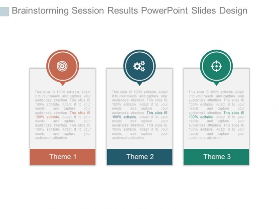 Brainstorming Session Results Powerpoint Slides Design