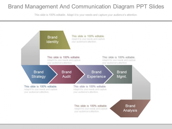 Brand Management And Communication Diagram Ppt Slides