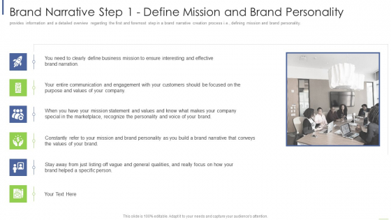 Brand Narrative Step 1 Define Mission And Brand Personality Portrait PDF Brand Narrative Step 1 Define Mission And Brand Personality Portrait PDF