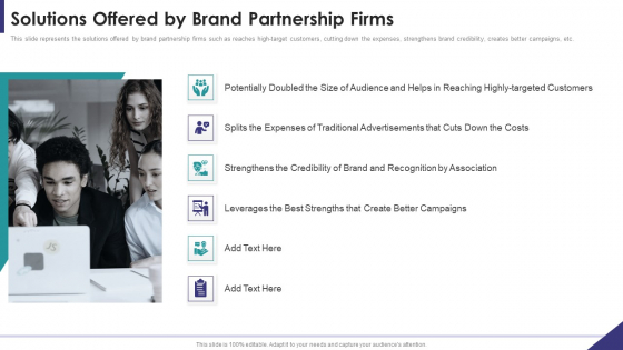 Brand Partnership Investor Solutions Offered By Brand Partnership Firms Elements PDF Brand Partnership Investor Solutions Offered By Brand Partnership Firms Elements PDF