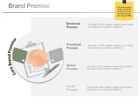 Brand Promise Ppt PowerPoint Presentation Infographic Template