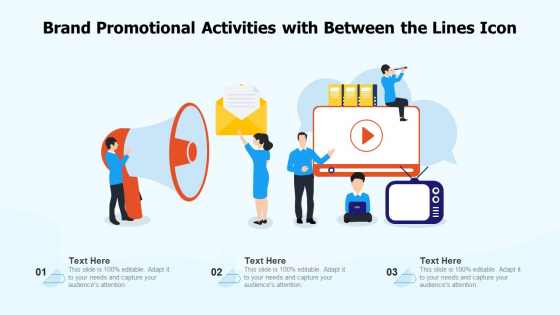 Brand Promotional Activities With Between The Lines Icon Icons PDF Brand Promotional Activities With Between The Lines Icon Icons PDF