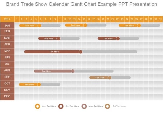 Brand Trade Show Calendar Gantt Chart Example Ppt Presentation Brand Trade Show Calendar Gantt Chart Example Ppt Presentation