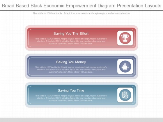 Broad Based Black Economic Empowerment Diagram Presentation Layouts