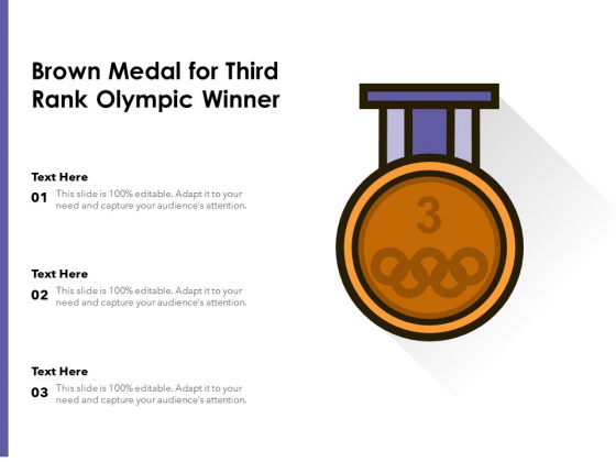 Brown Medal For Third Rank Olympic Winner Ppt Powerpoint Presentation Model Example File Pdf Brown Medal For Third Rank Olympic Winner Ppt Powerpoint Presentation Model Example File Pdf