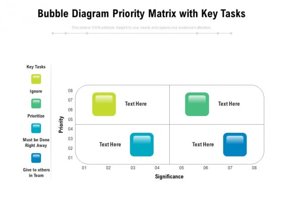 Bubble Diagram Priority Matrix With Key Tasks Ppt PowerPoint Presentation Outline Tips PDF Bubble Diagram Priority Matrix With Key Tasks Ppt PowerPoint Presentation Outline Tips PDF