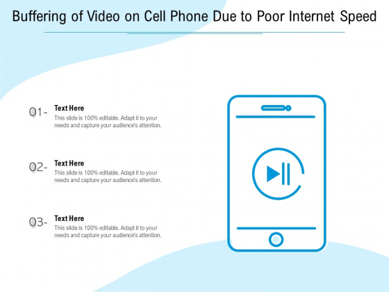 Buffering Of Video On Cell Phone Due To Poor Internet Speed Ppt PowerPoint Presentation Icon Master Slide PDF Buffering Of Video On Cell Phone Due To Poor Internet Speed Ppt PowerPoint Presentation Icon Master Slide PDF