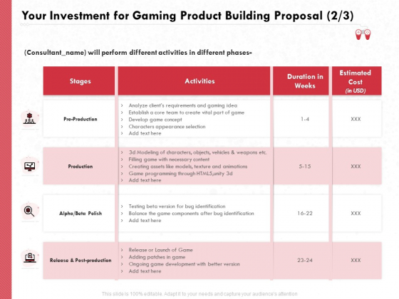 Build A Gaming Computer Your Investment For Gaming Product Building Proposal Cost Clipart PDF Build A Gaming Computer Your Investment For Gaming Product Building Proposal Cost Clipart PDF