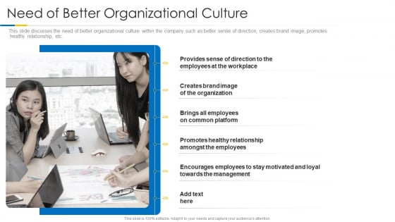 Building Efficient Work Environment Need Of Better Organizational Culture Sample PDF Building Efficient Work Environment Need Of Better Organizational Culture Sample PDF