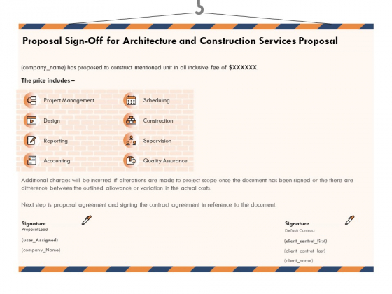 Building Engineering Services Proposal Proposal Sign Off For Architecture And Construction Services Proposal Rules PDF Building Engineering Services Proposal Proposal Sign Off For Architecture And Construction Services Proposal Rules PDF