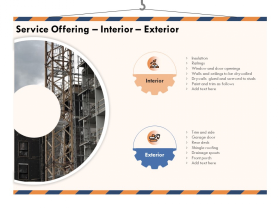 Building Engineering Services Proposal Service Offering Interior Exterior Mockup PDF