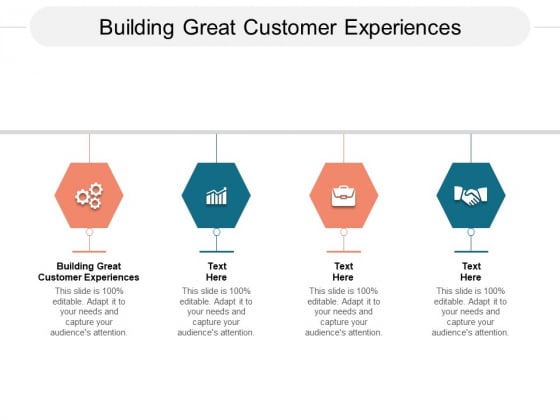 Building Great Customer Experiences Ppt PowerPoint Presentation Ideas Deck Cpb