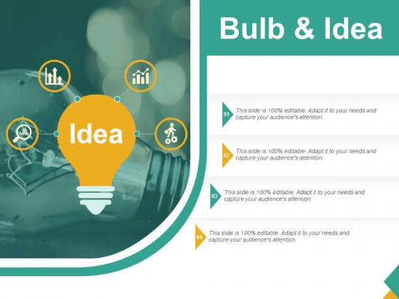 Bulb And Idea Ppt PowerPoint Presentation Inspiration Ideas Bulb And Idea Ppt PowerPoint Presentation Inspiration Ideas