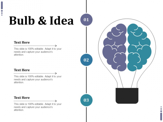 bulb and idea ppt powerpoint presentation outline example topics powerpoint presentation outline sample