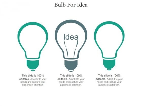 Bulb For Idea Ppt PowerPoint Presentation Example 2015 Bulb For Idea Ppt PowerPoint Presentation Example 2015