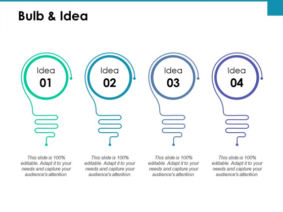 Bulb Idea Technology Ppt PowerPoint Presentation Professional Inspiration