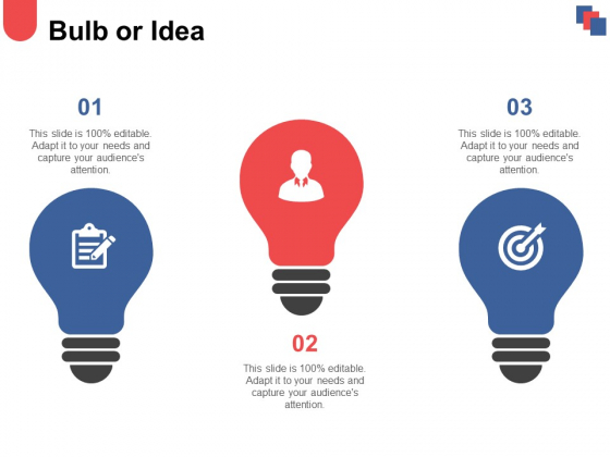Bulb Or Idea Ppt PowerPoint Presentation Ideas Infographics