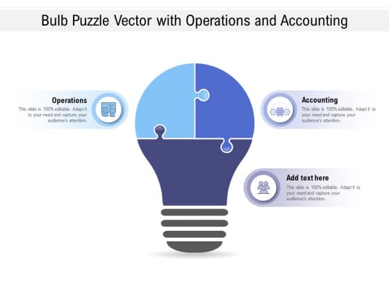 Bulb Puzzle Vector With Operations And Accounting Ppt PowerPoint Presentation Infographics Elements Bulb Puzzle Vector With Operations And Accounting Ppt PowerPoint Presentation Infographics Elements