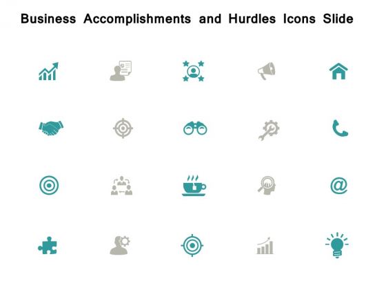 Business Accomplishments And Hurdles Icons Slide Opportunity Ppt PowerPoint Presentation Gallery File Formats